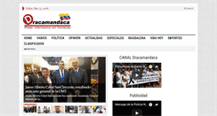 Desktop Screenshot of deracamandaca.com