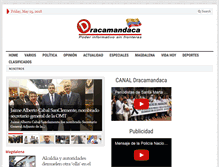 Tablet Screenshot of deracamandaca.com